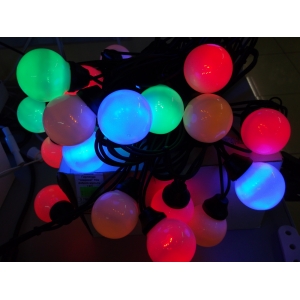 Новогодняя светодиодная гирлянда шарики LED